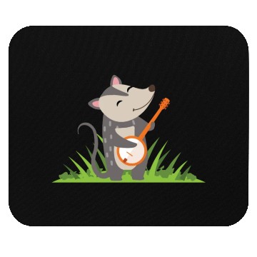 Discover Possum Guitar Kids Cute Mouse Pads