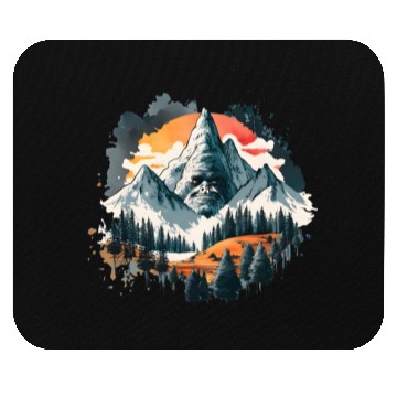 Discover Bigfoot Mountain Mouse Pads