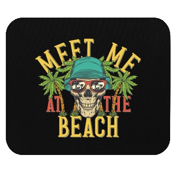 Discover Meet Be Beach Mouse Pads