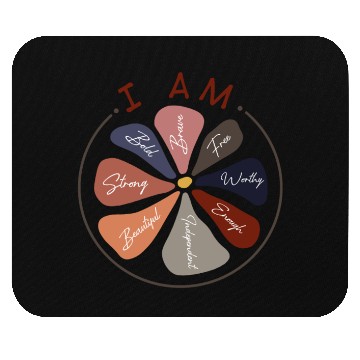 Discover Positive Daily Affirmations Daisy Flower Mouse Pads