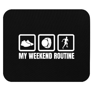 Discover Runner Weekend Mouse Pads