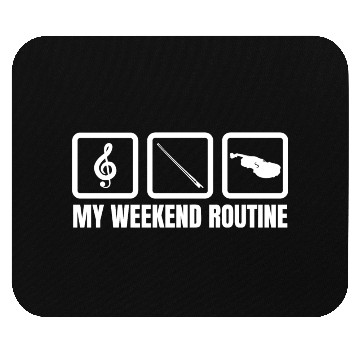Discover Violinist Weekend Mouse Pads