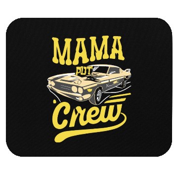 Discover Car Birthday Party Racing Family Mama Pit Crew Mouse Pads
