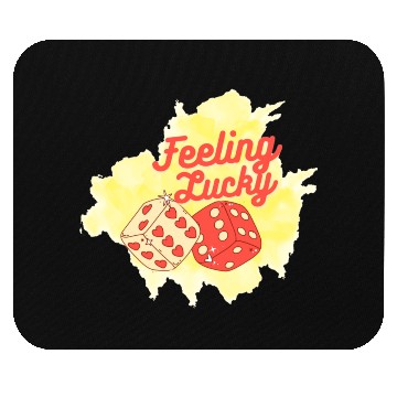 Discover Feeling lucky Mouse Pads