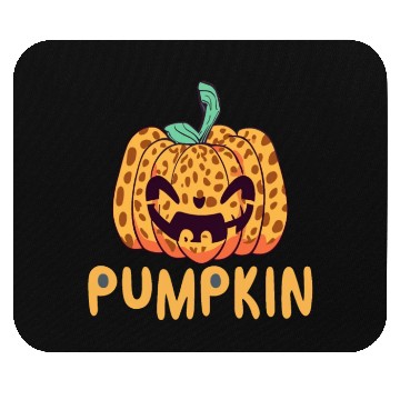 Discover Giant Jack O' Lantern Face | Halloween Pumpkin Mouse Pads