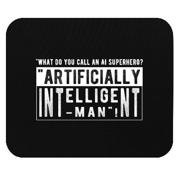 Discover What do you call an AI superhero Mouse Pads