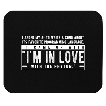 Discover I asked my AI to write a song Mouse Pads