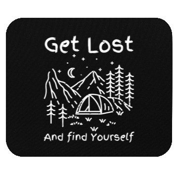 Discover Find Yourself Camping Lover Mouse Pads