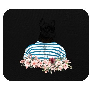 Discover Anchored Pug Gift For Dog Lover Mouse Pads