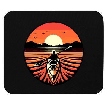 Discover Kayak Sunset Mouse Pads