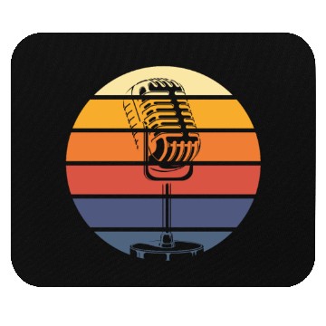 Discover Microphone Retro Mouse Pads