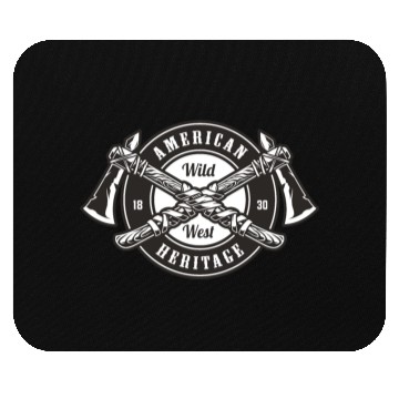 Discover American Wild West Heritage Mouse Pads