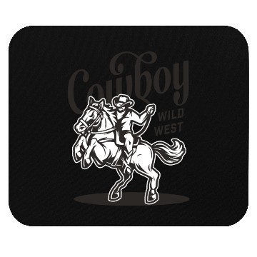 Discover Cowboy Wild West Mouse Pads