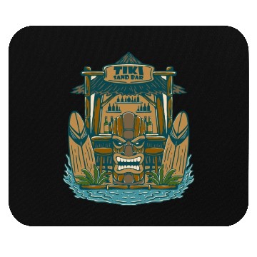 Discover TIKI SAND BAR Mouse Pads