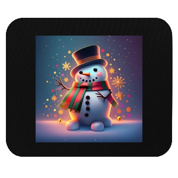 Discover Cute Christmas snowman Mouse Pads