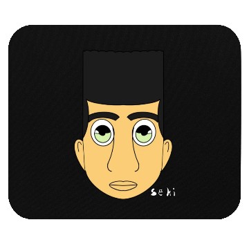 Discover Seki character face Mouse Pads