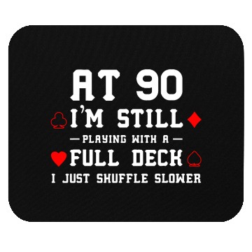 Discover 90th Birthday Gift 90 Year Old Cards Mouse Pads