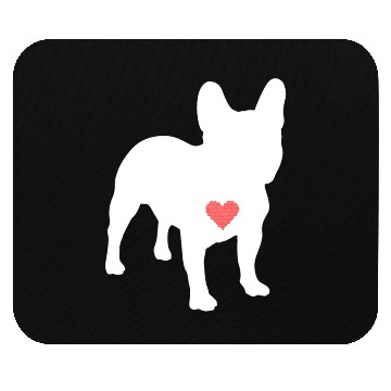 Discover I Heart My Frenchie Mouse Pads
