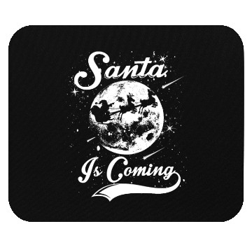 Discover Santa is Coming Mouse Pads