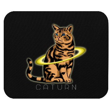 Discover CAT LOVER CATURN SATURN FUNNY Mouse Pads