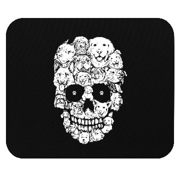 Discover SKULL PUPPY DOG PET Mouse Pads