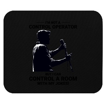Discover Ham Radio Operator Stand-Up Comedy Control Room Mouse Pads