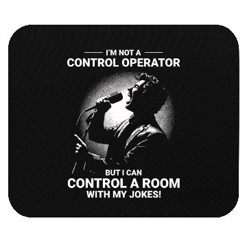 Discover Ham Radio Operator Stand-Up Comedy Control Room Mouse Pads