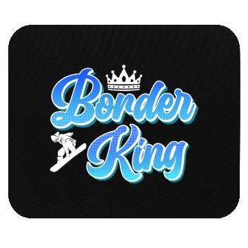 Discover Boarder King Snowboard Mouse Pads Freestyle Snowboarder