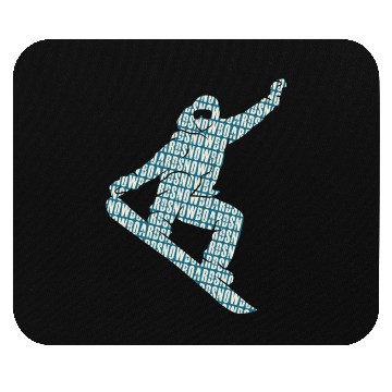 Discover Snowboarder on Snowboard Freestyle Snowboarding Mouse Pads