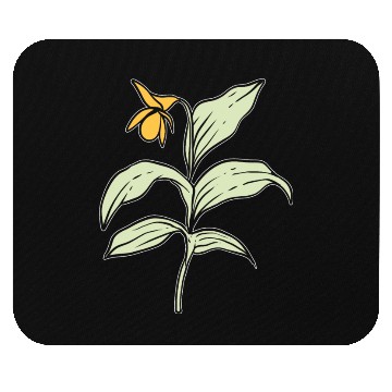 Discover Yellow Orchid Plants Lover Gift Mouse Pads