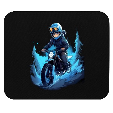 Discover Dirt Bike Anime Ice Racing Motorcycle Ice Racer Mouse Pads