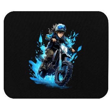 Discover Dirt Bike Anime Ice Racing Motorcycle Ice Racer Mouse Pads