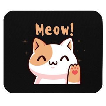 Discover Cat Meow! Mouse Pads