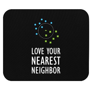 Discover Machine Learning Nearest Neighbor Algorithm AI Art Mouse Pads