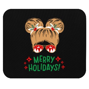 Discover Merry holidays Mouse Pads