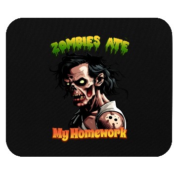 Discover Zombies Ate My Homework Mouse Pads