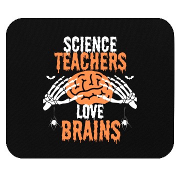 Discover Halloween science teacher Mouse Pads