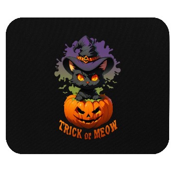 Discover Trick or Meow Mouse Pads