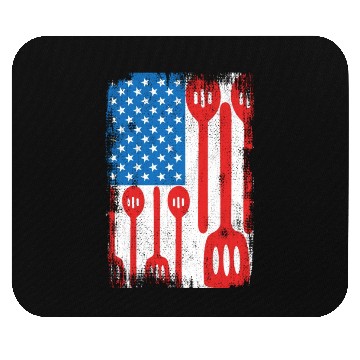 Discover US Patriotic Cook Mouse Pads