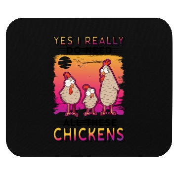 Discover Chickens Chicken Farm Farmer Mouse Pads