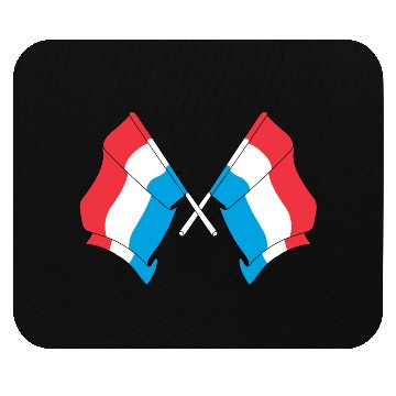 Discover Two flags of Luxembourg Mouse Pads