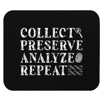 Discover Forensic Science Coroner Forensic Scientist Mouse Pads