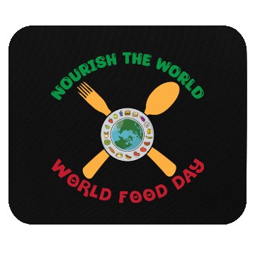 Discover Food Day Design Mouse Pads