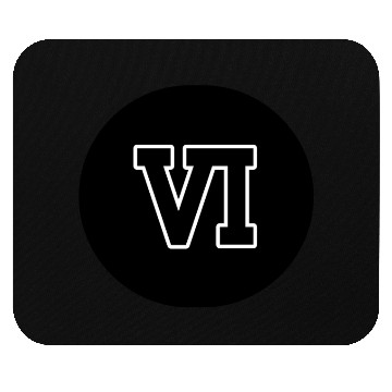 Discover 6 Greek Numerals - Ancient Symbol Six Mouse Pads