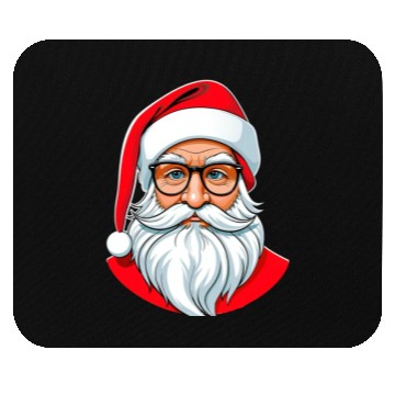 Discover Santa Claus Christmas Stickers Mouse Pads