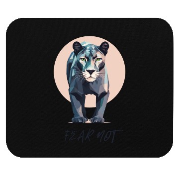 Discover Beautiful Tiger Geometric Polygon Design Mouse Pads