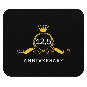 Discover 12.5 Years Wedding Anniversary / Celebrate Love Mouse Pads