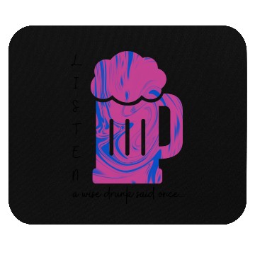 Discover cool design party funny wise saying quote Mouse Pads