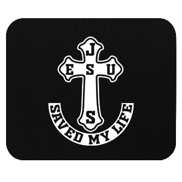 Discover Jesus Saved My Life Love Jesus Christian Mouse Pads