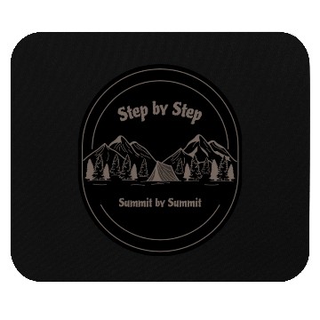Discover Hiking: Step by step, Summit by summit Mouse Pads